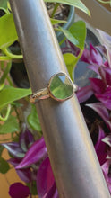 Hydrogrossular Garnet Ring | 14k gold Bezel | Size 7.75