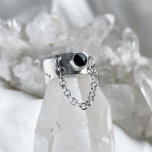 Black Onyx Chain Ring | Size 6
