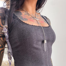 Convertible XL Quartz Dagger Toggle Necklace