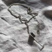 Quartz Point Curb Chain Necklace