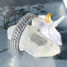 Heavy Sterling Curb Chain Cuff
