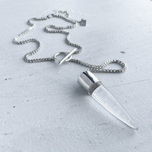 Convertible XL Quartz Dagger Toggle Necklace