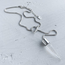 Convertible XL Quartz Dagger Toggle Necklace