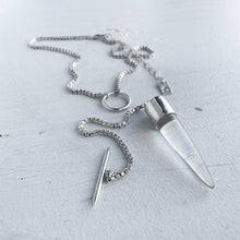 Convertible XL Quartz Dagger Toggle Necklace