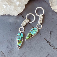 Hubei Turquoise Byzantine Weave Earrings