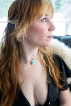 Fox Turquoise Layered Chain Choker