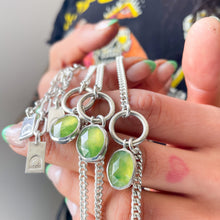 Hydrogrossular Garnet O-Ring Necklaces