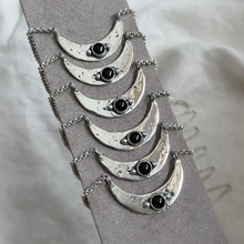 Onyx Crescent Layering Necklace