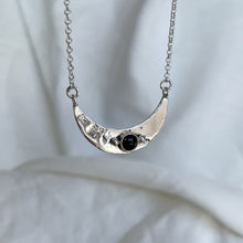 Onyx Crescent Layering Necklace